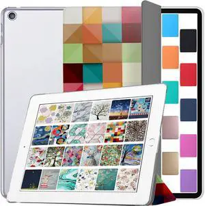 DuraSafe Cases for iPad Air 1st 9.7 inch PC Cover A1474 MD785LL/A MD788LL/A MD788CH/A A1475 MD786LL/A MD789LL/A MD898LL/A ME906LL/A A1476 ME993LL/A ME999LL/A MF020LL/A MF021LL/A - Color Grid