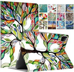 DuraSafe Cases for iPad PRO 11 3rd 2nd Gen [ PRO 11 3 2 ] A2377 A2459 A2301 A2460 A2228 A2068 A2230 A2231 Printed Folio Magnetic Protective Sleek & Classic Design Cover - Olivia Tree