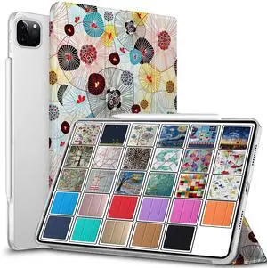 DuraSafe Cases for iPad Pro 12.9 6th 5th 4th Gen PC Case A2436 MHNF3LL/A MHNG3LL/A MNXR3LL/A MNXT3LL/A A2378 MHNF3LL/A MHNG3LL/A A2229 MY2H2LL/A A2461 MHNH3LL/A MHNJ3LL/A MHNK3LL/A - Yarn Flowers