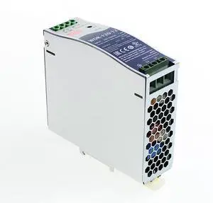 FerroFab WDR-120-12 12VDC 10A 120W Single Output DIN Rail Industrial Power Supply, Built-in Constant Current Limiting, DC OK Relay Contact, UL508, Reliable & Efficient for Industrial Automation