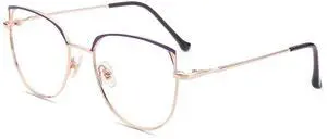 Firmoo Blue Light Blocking Glasses for Woman, Cat Eye Anti Blue Light Computer Glasses for Screen Glare, Anti UV Fatigue Headache Glasses Purple