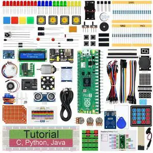 Freenove Ultimate Starter Kit for Raspberry Pi Pico 2 (Included), Dual Arm Cortex-M33 and Dual Hazard3 RISC-V Microcontroller, 767-Page Detailed Tutorial, 224 Items, 119 Projects, Python C Java Code