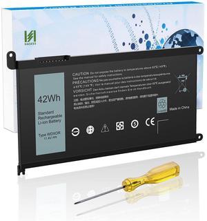 WDX0R Laptop Battery for Dell Inspiron 13 5368 5378 5379 7368 7378 Inspiron 14-7460 Inspiron 15 5565 5567 5568 5578 7560 7570 7579 7569 P58F Inspiron 17 5765 5767 FC92N 3CRH3 T2JX4 CYMGM - 42Wh/11.4V