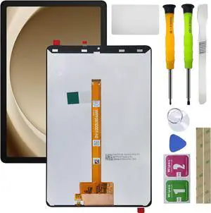 HQB-STAR Galaxy Tab A9 LCD Screen Replacement for Samsung Galaxy Tablet Tab A9 8.7" Wi-Fi SM-X110 LCD Display Digitizer Touch Screen Assembly Replacement 8.7 inch Black+Tools