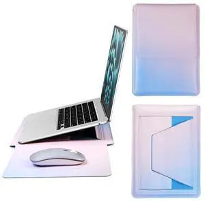 IMMOENUC Laptop Sleeve Case with Stand for MacBook Air 13 A3240/A3113/A2681/A2337/A2179/A1932 M4 M3 M2 M1 Pro 13 A2338/A2289/A2251/A2159/A1989/A1706/A1708 13 inch Slim Bag with Mouse Pad