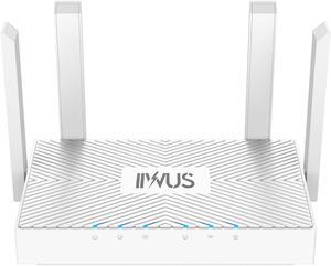 IIWUS AC1200 Gigabit WiFi Router, Gaming Router, Routers for Wireless Internet, Dual-Band 1.2 Gbps, 4 Antennas, MU-MIMO, Connect Up to 20+ Devices