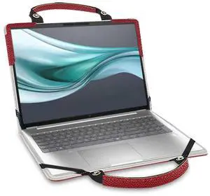 Laptop Case Cover for Dell Pro 14 Premium PA14250 with Portable Bag with Bag Handle,Red