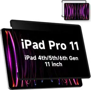 Upgrade Privacy Screen Protector for iPad Air 5th 4th Generation & iPad Pro 11 inch (2018 2020 2021 2022), Fully Removable Anti Spy Glare Blue Light Filter, High Sensitive/Bubble Free/Detachable
