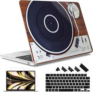 May Chen Compatible with M4 MacBook Air 15 inch Case 2025 2024 2023 A3241 A3114 M3 A2941 M2 with Liquid Retina Display & Touch ID, Plastic Hard Shell with Keyboard Cover - Retro Music Machine