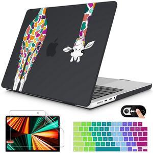 Mektron Case for MacBook Pro 14 inch 2024 2023 2021 Model M4 A3112 A3401 A3185 M3 A2918 A2992 M2 A2779 M1 A2442 Pro/Max, Plastic Hard Shell Case Cover for MacBook Pro 14" with Touch ID, Black
