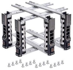2.5" SAS SATA Hard Drive Tray Caddy 4Pack, Compatible with Dell G176J PowerEdge R610 T610 R620 R710 T710 R720 R815 R820