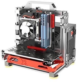 EATX Computer Case PC Test Bench Vertical Overclocking Open Aluminum Frame Chassis Rack DIY Computer Motherboard Case Rack Creative Personality Open PC Case Support Liquid Cooling