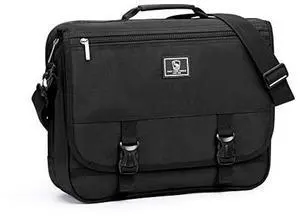 OIWAS Briefcase for 14 Inch Laptop, Messenger Bag for Men Crossbody School Satchel for Boys Multi Pockets Large Capacity Bag with Removable Shoulder Strap