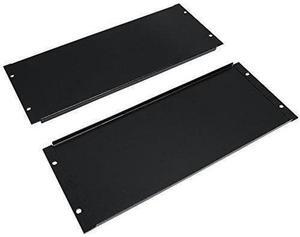 RAISING ELECTRONICS 2 Pack 1U / 2U / 3U / 4U Blank Rack Mount Panel Server Network Racks Enclosures Spacer 19 inch (4U 7 inch)