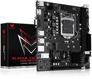 SHANGZHAOYUAN LGA 1155 Motherboard H61C Gaming Motherboard for Intel 2th/3th Gen i3,i5,i7/Xeon E3 V2/Pentium Series CPUs, DDR3, NVME/NGFF M.2, PCIe X16, 100M LAN, VGA, HDMI-Compatible
