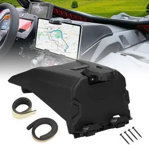 smotrcc X3 Tablet Holder with Storage Box - GPS Tablet Mount Compatible with 2017-2024 Can Am Maverick X3 All Models, Replace OEM 715002874, X3 Accessories
