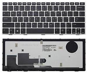 SOUTHERNINTL New Repalcement for HP ELITEBOOK 810 G1 G2 G3 US Backlit Keyboard with Silver Frame 706960-001 716747-001 721237-001 SG-57700-XUA