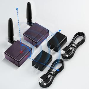 SPENFiLY Wireless Repeater System Small Size Infrared Wireless Repeater System - Smart Home Multiple Centralized Small Size Receiver Extender (180deg Remote Control)