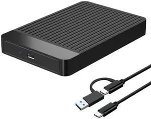 Tianken 500GB Ultra Slim Portable External Hard Drive 2.5'' HDD USB 3.1 Type-C Storage for PC, Mac, Laptop