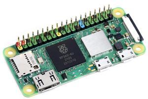 Pi Zero 2 WH-Pi Zero 2 W with Color Pre Soldered Header, 1GHz Quad-Core Arm Cortex-A53 CPU, WiFi & Bluetooth 4.2 BLE, Five Times Faster