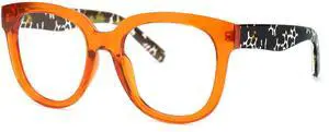 VOOGLAM Oversized Square Eyeglasses Green for Women with Clear Lens Vernetta-9594-10