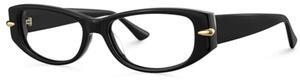 VOOGLAM Blue Light Glasses for Women Men Computer Phone TV Anti Eyestrain Dry Eyes Rectangle Oval Black Eyeglasses Erica GJGA753591-01