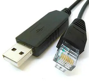 Washinglee RJ45 Control Cable for Skywatcher and Orion Mount, for Heq5 pro, Azeq5, Azeq6, Eq6-R, Eq6-R Pro, EQ8-R and Orion Sirius Mount, Eqmod USB Console Cable for Skywatcher GOTO Mount, 6 FT