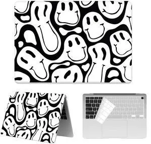 Watbro Compatible with MacBook Air 13 inch case (Models: A1369 & A1466, Older Version 2010-2017 Release), Retro 70s Protective Plastic Hard Shell Case & Keyboard Cover Suitable for Women Men
