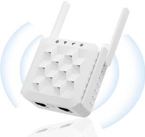 WiFi Extender,WiFi Extender Signal Booster for for Home & Outdoor,Device Servers Covers Up to 9358 Sq. ft and 41 Devices,Internet Booster,Quick Setup,Repeater with Ethernet Port & Access Point.