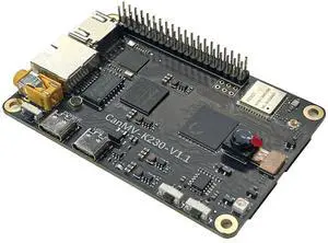 WayPonDEV CanMV-K230 64-bit RISC-V Single Board Computer 512MB LPDDR3 Supports RISC-V Vector Extension 1.0, Mutiple 4K HD Camera Inputs for Image Recognition/AIOT/Smart Home Security (TF Card Bundle)