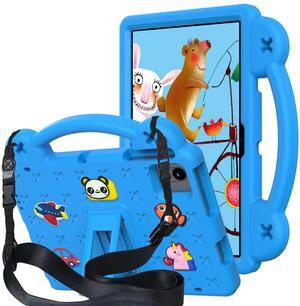 YRH for Onn 10.1 Tablet Case (2024) Model#100135925, Kids EVA Cover with Strap Stand Handle, for Surf Walmart Onn Tablet Case 10.1 inch (Gen 4), Blue