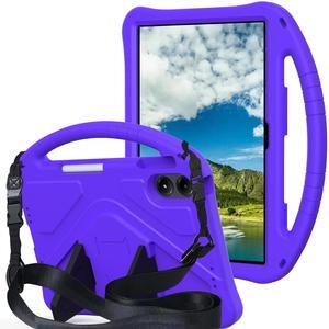 YRH for Onn 12.1 Tablet Pro Case 2024 (Model 100146663), Kids EVA Shockproof Cover with Shoulder Strap for Walmart Surf Onn Tablet 12.1 inch, Purple