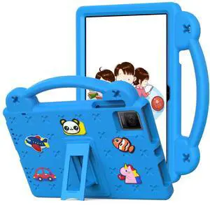 YRH for Revvl Tab 5G Tablet Case Kids 2023, EVA Shockproof Cover for Tmobile Revvl Tab 5G 10.36 inch Tablet Case, with Stand Handle Figures, SkyBlue
