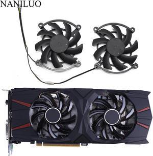 2PCS/lot iGame GTX 1060 1070 Cooler fan 4pin Replace for Colorful iGame S GeForce GTX1060 GTX1070 iGame U Video card Fan