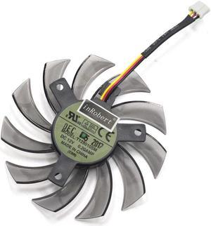 Everflow T128010SM 75mm 3Pin 3Wire Cooler Fan Replace For Gigabyte GTX580 GTX670 560TI R9 280X HD5870 5770 Graphics Card