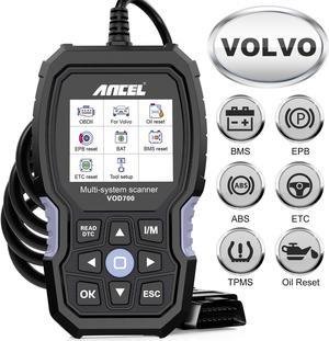 Ancel VOD700 OBD Scanner for Volvo Check Engine Full Systerm with Oil Reset Throttle EPB Battery Registration Live Data Car Diagnostic Tool Auto Scanner