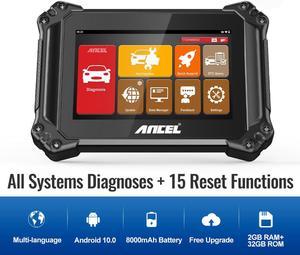 ANCEL V6 Full System Car Diagnostic Tool with IMMO EPB Throttle ABS DPF Oil Automative Scan Tool OBDII Code Reader