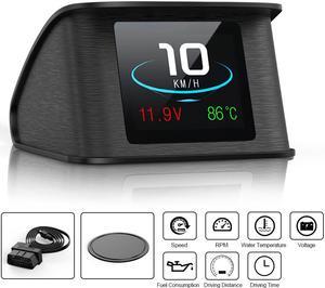 Auto Digitale On-board Computer P10 HUD Head up Display Car Over Speed Alarm OBD2 Scanner