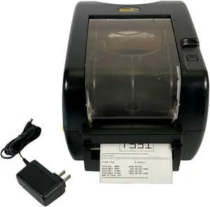 WASP WPL305E Thermal Transfer POS Label Printer USB Serial Parallel + AC Adapter