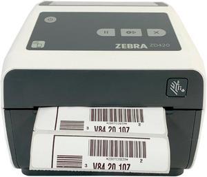 Zebra ZD420 Direct Thermal Healthcare Printer USB BT Wireless ZD42H42-D01W01EZ with AC ADAPTER