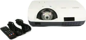 Boxlight Eco X27NST 3LCD Projector Short-Throw HDMI HD 1080i bundle