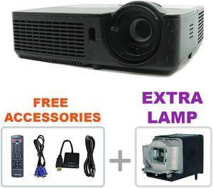 InFocus IN114 DLP Projector 2700 ANSI HD w/bundle + EXTRA LAMP