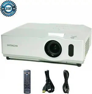 Hitachi CP-X417 3LCD Projector Wireless 3000 ANSI HD 1080i HDMI w/Remote bundle