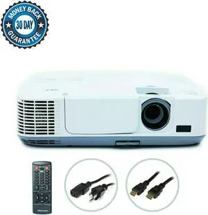 NEC NP-M311W 3LCD Projector Cinema Gaming 3100 ANSI HD 1080p HDMI with Accessories For Home and Office Multipurpose Use