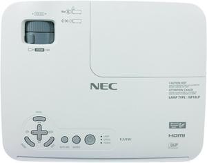 NEC V311W DLP Projector 3100 Lumens Gaming 3D HD 1080i HDMI w/Accessories bundle