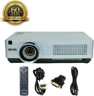 EIKI LC-XB200 3LCD Projector 3500 Lumens HDMI-adapter HD 1080i w/Remote (bundle)
