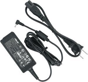 Genuine AC Adapter EX0901XH 19V 2.1A 40W For Eee PC 1001HA 1101HA_GG 1101HAB 1101HA-MU1X-BK 1005HA-VU1X-BK 1015 1015PED 1005HA-A 1005HA-B 1001P 1001PX 1008HAG 1008P Netbook and other W/Cord OEM