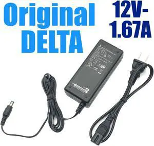 OEM Delta EADP-20DB A 12V 1.67 AC Adapter For Atlanta IPN330HD TV Box W/P.Cord