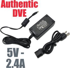 Authentic DVE DSA-0151D-05 AC Power Adapter 5V 2.4A 12.5W OEM w/PC