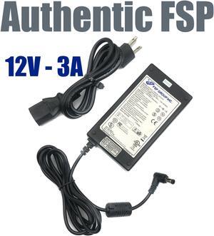 Authentic FSP FSP036-1AD101C AC/DC Power Supply Adapter 12V 3A 36W OEM w/PC